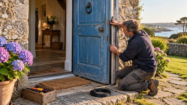 Les meilleures stratégies pour améliorer l'isolation d'une porte en bois