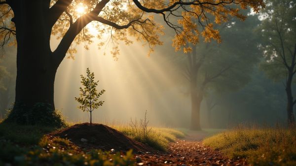 Rendre hommage à un défunt en plantant un arbre